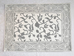 Mantel individual Vrinda gris