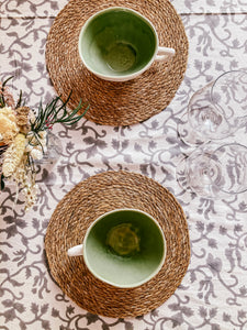 Mantel Vrinda gris