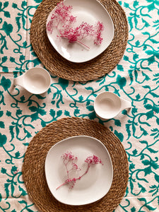 Mantel Vrinda verde