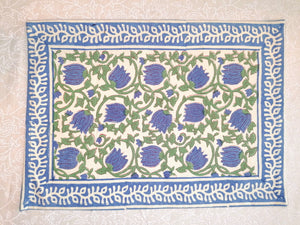 Mantel individual Kavya azul