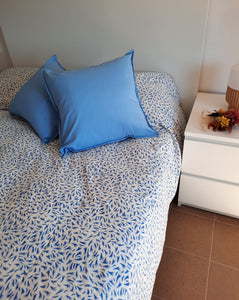 Edredón reversible Vrinda y Kala azul