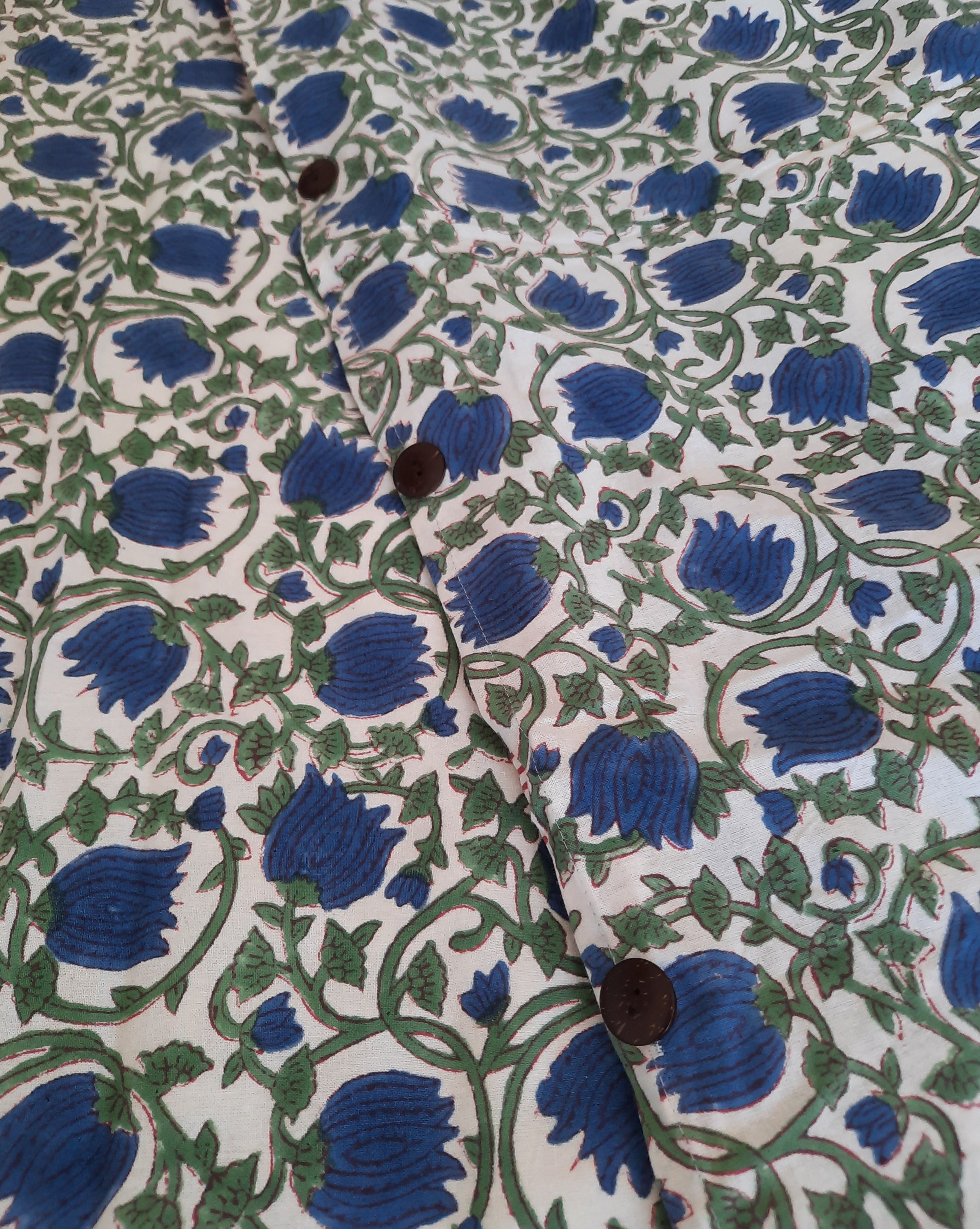 Funda Nórdica Kavya azul y verde