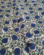 Cargar imagen en el visor de la galería, Funda Nórdica Kavya azul y verde
