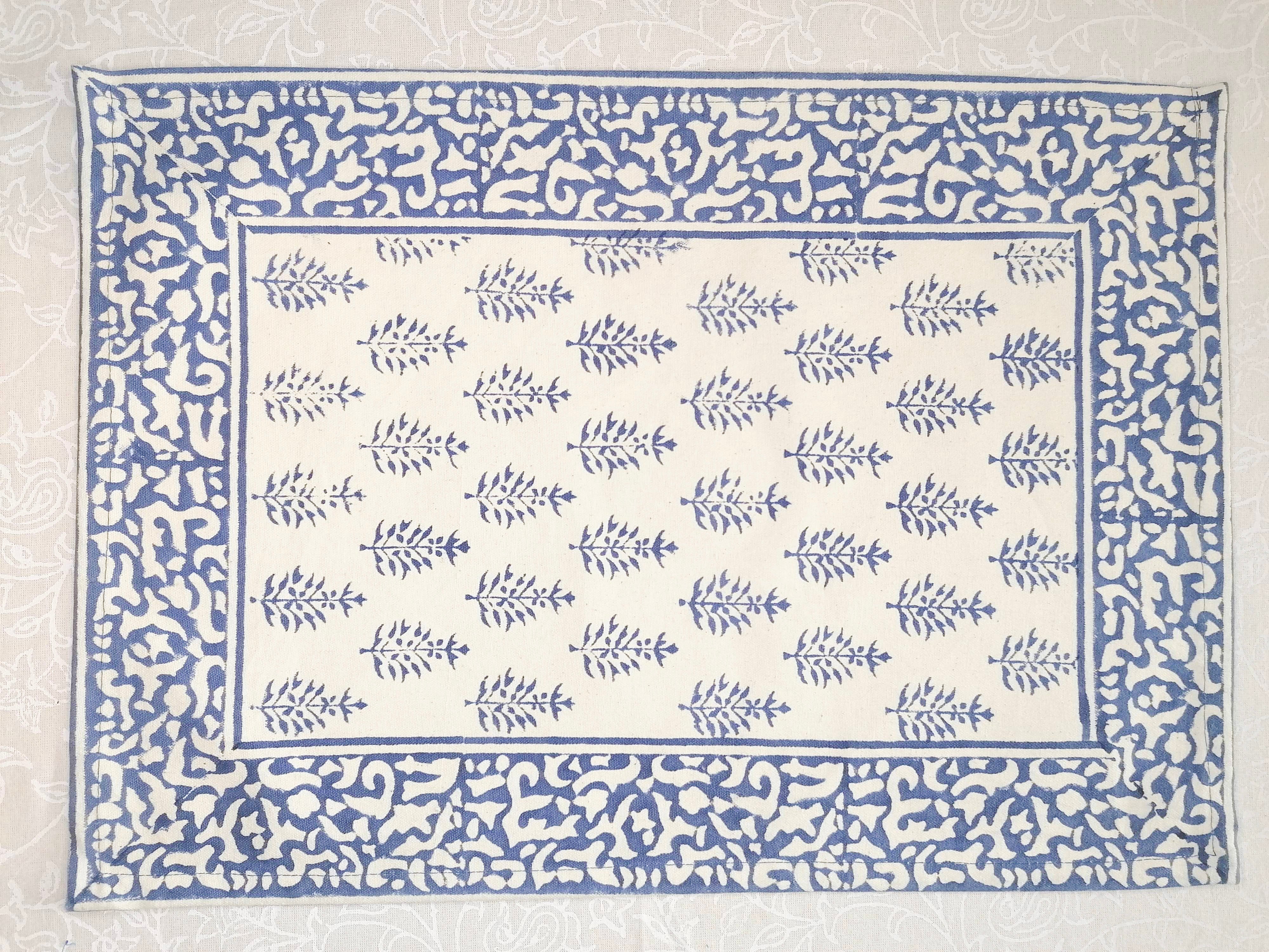 Mantel individual Shanta azul