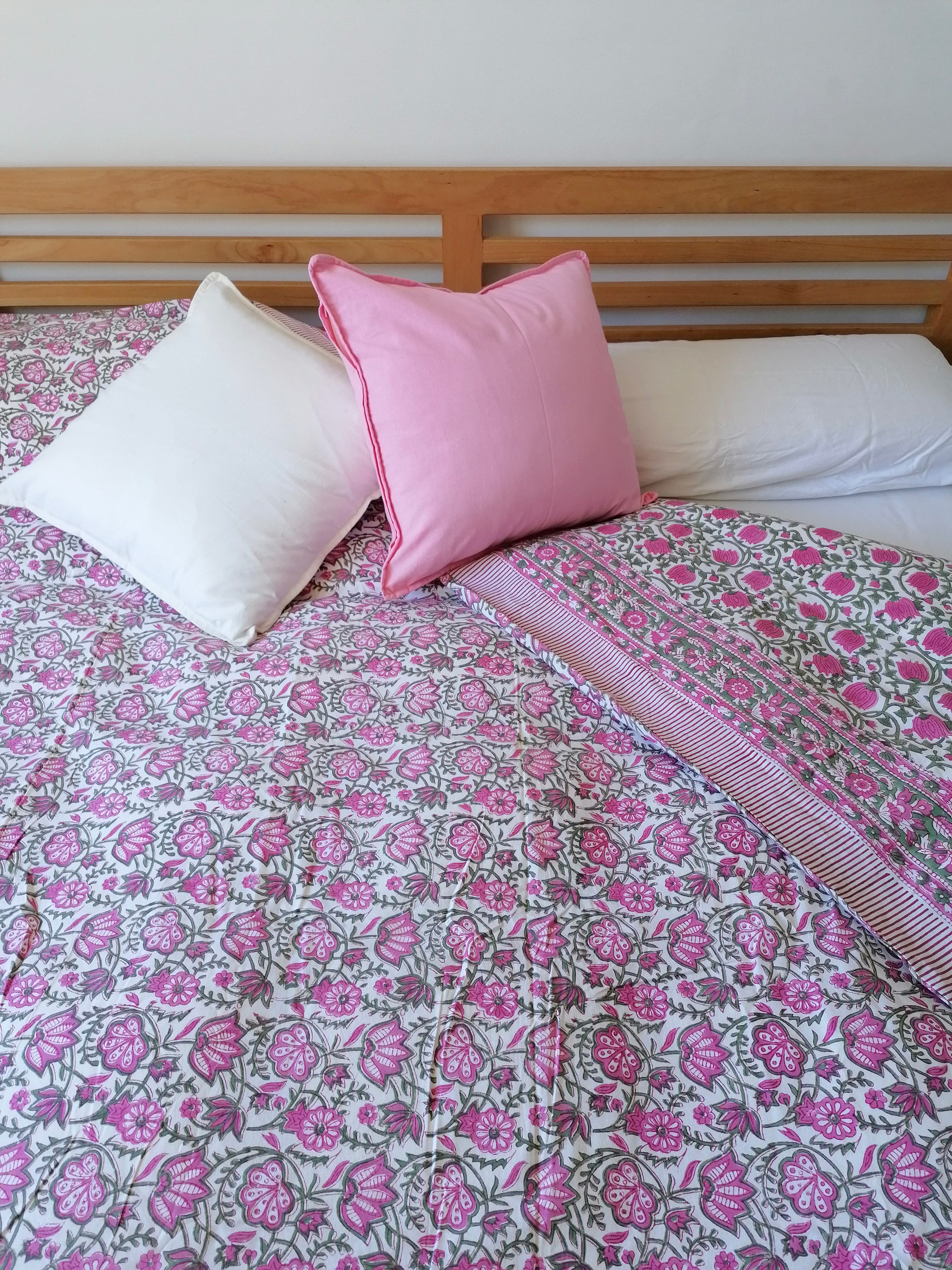 Funda Nórdica Kavya grande rosa