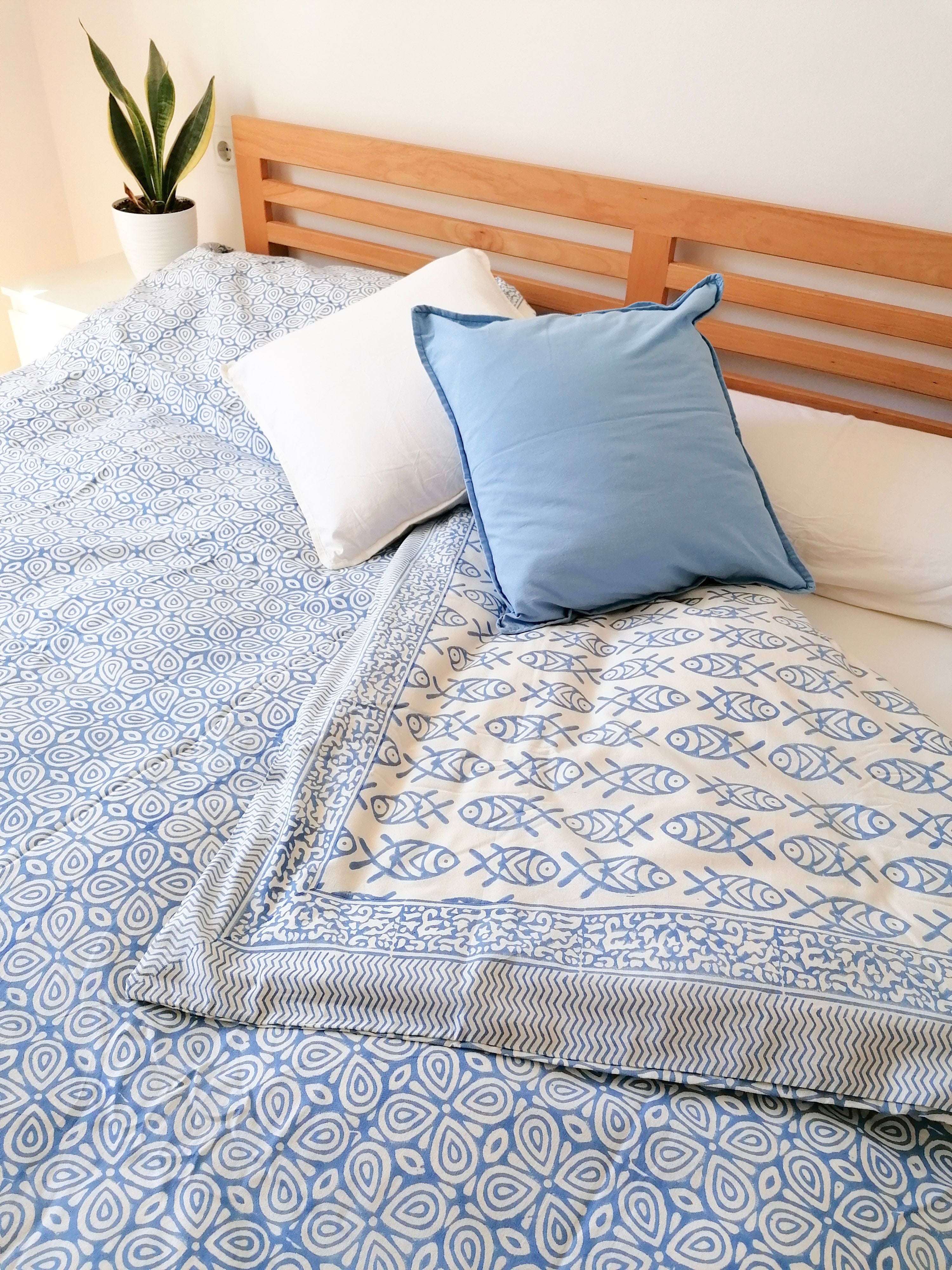 Funda Nórdica Mira y Tiaré Azul