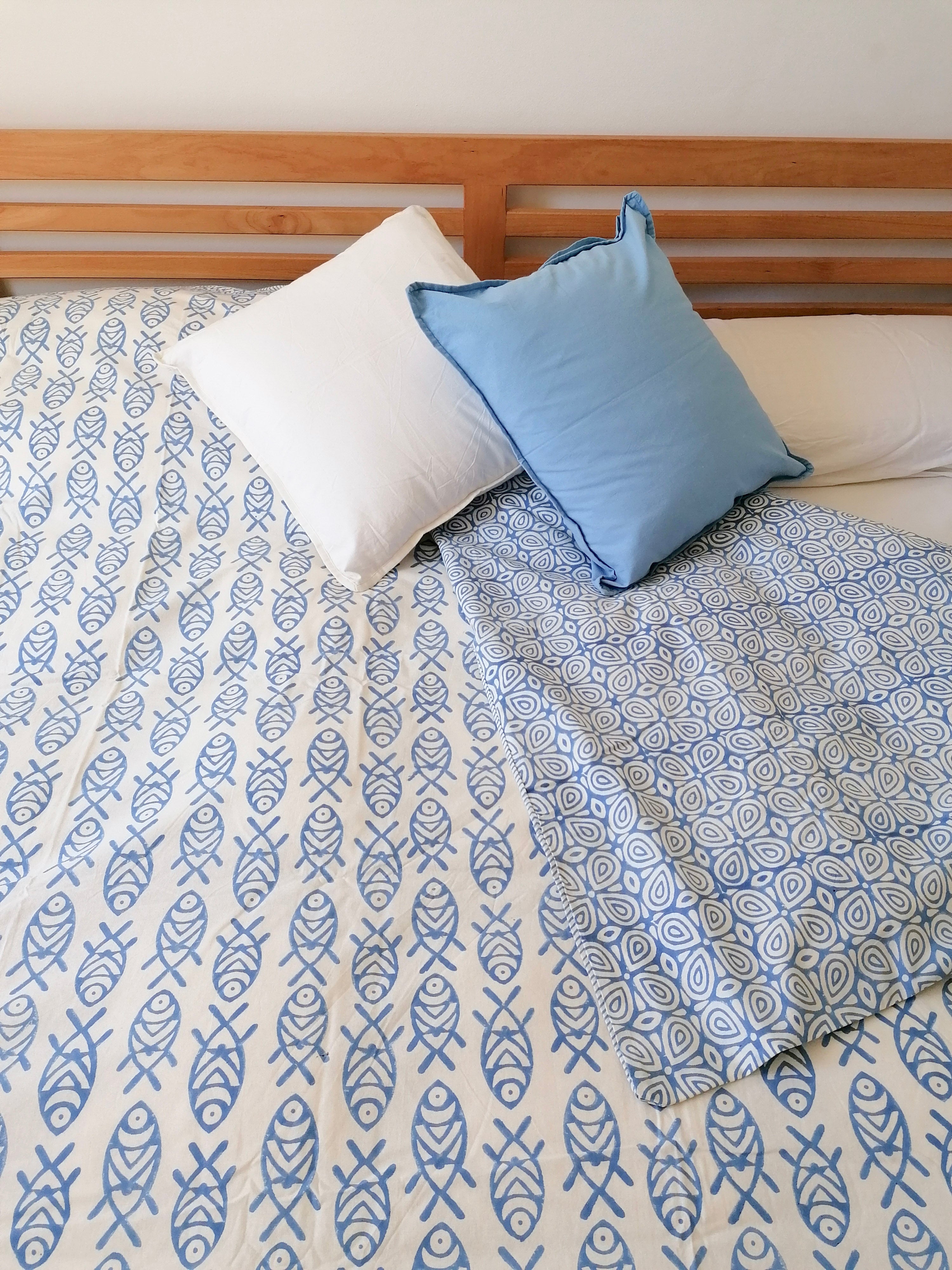 Funda Nórdica Mira y Tiaré Azul