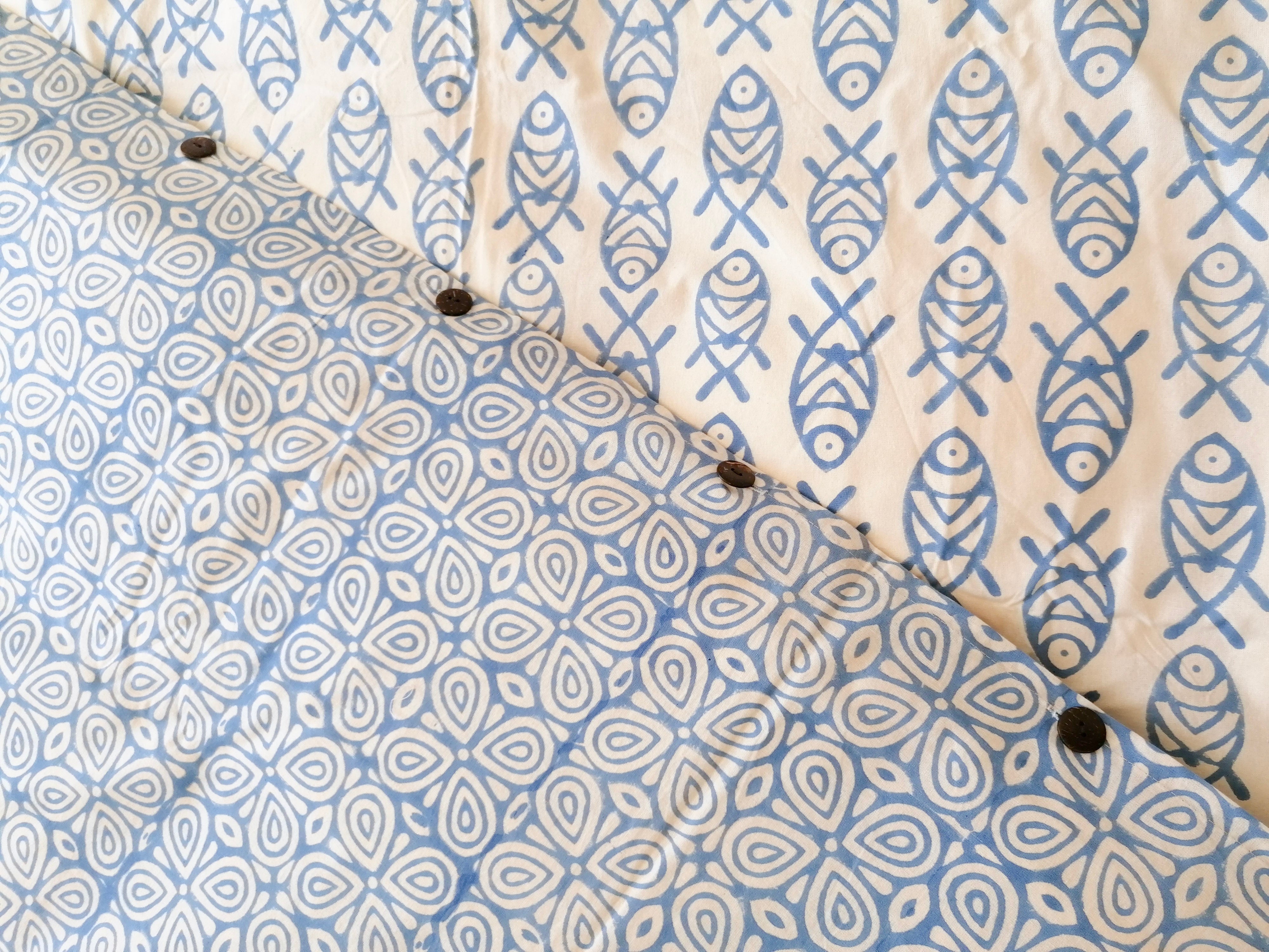 Funda Nórdica Mira y Tiaré Azul