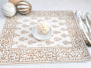 Mantel individual Shanta marrón