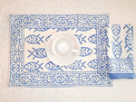 Cargar imagen en el visor de la galería, Mantel individual Mira azul
