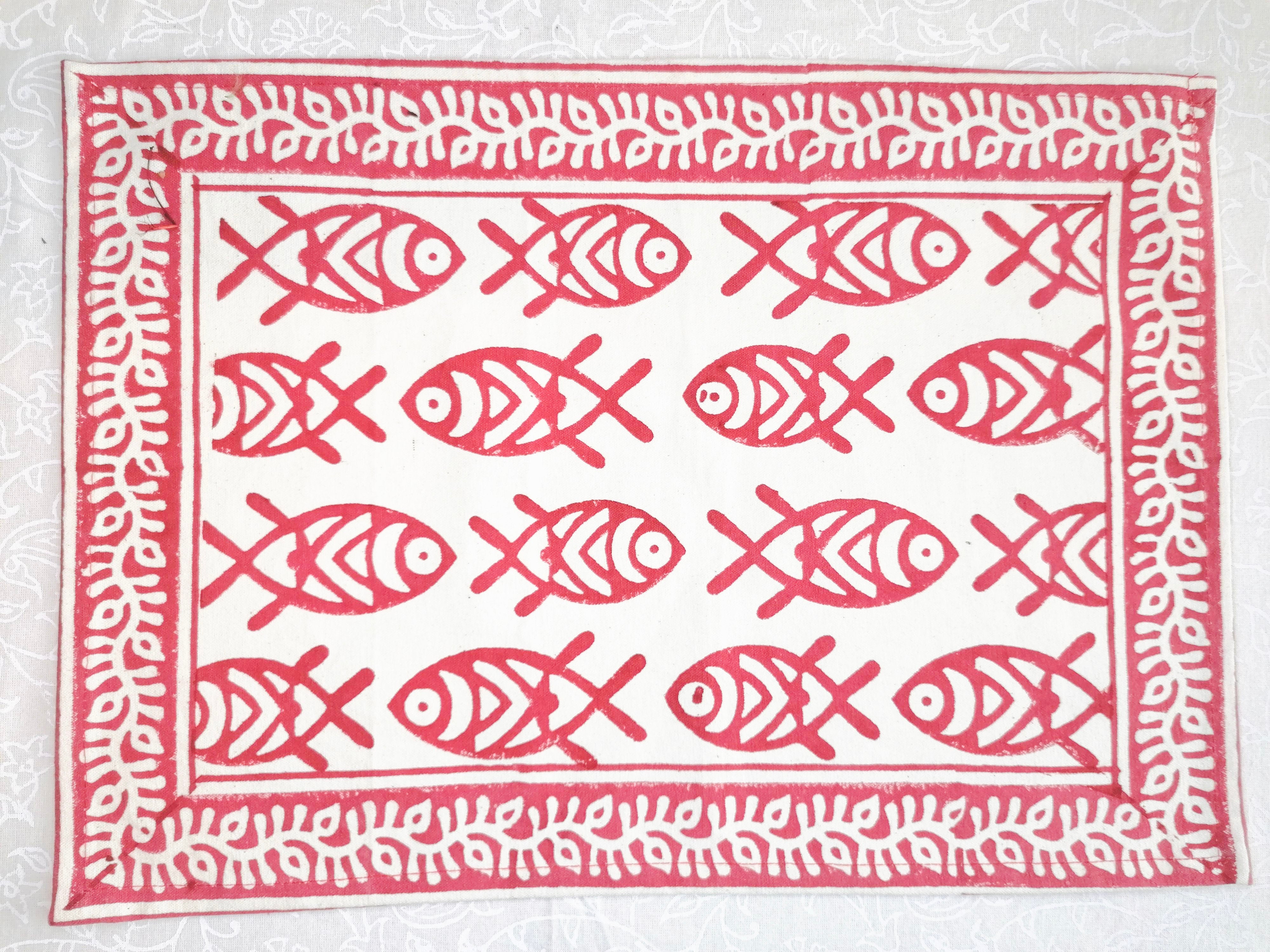 Mantel individual Mira rojo