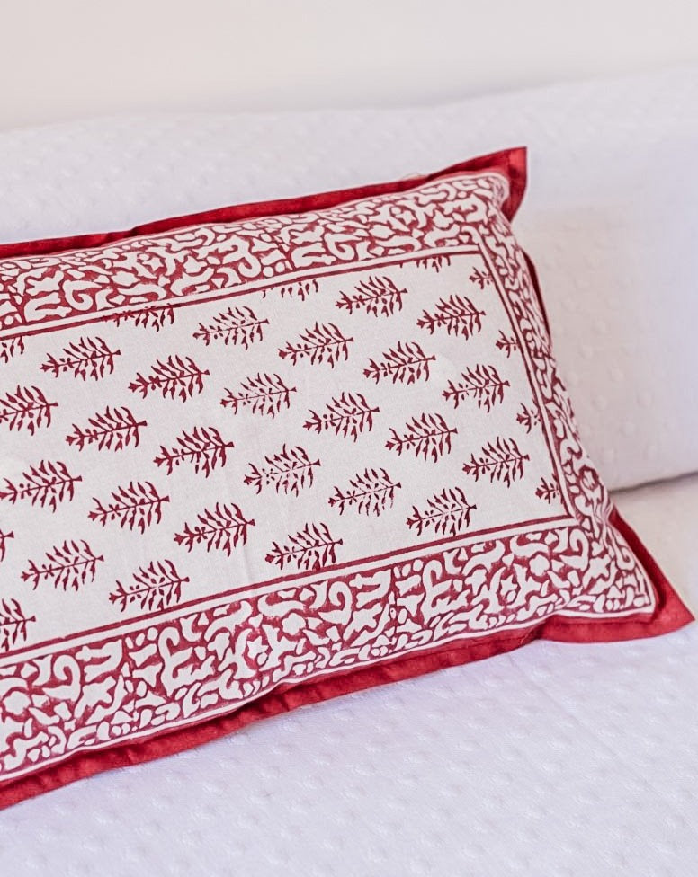 Funda cojín Shanta rojo