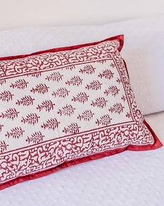 Funda cojín Shanta rojo