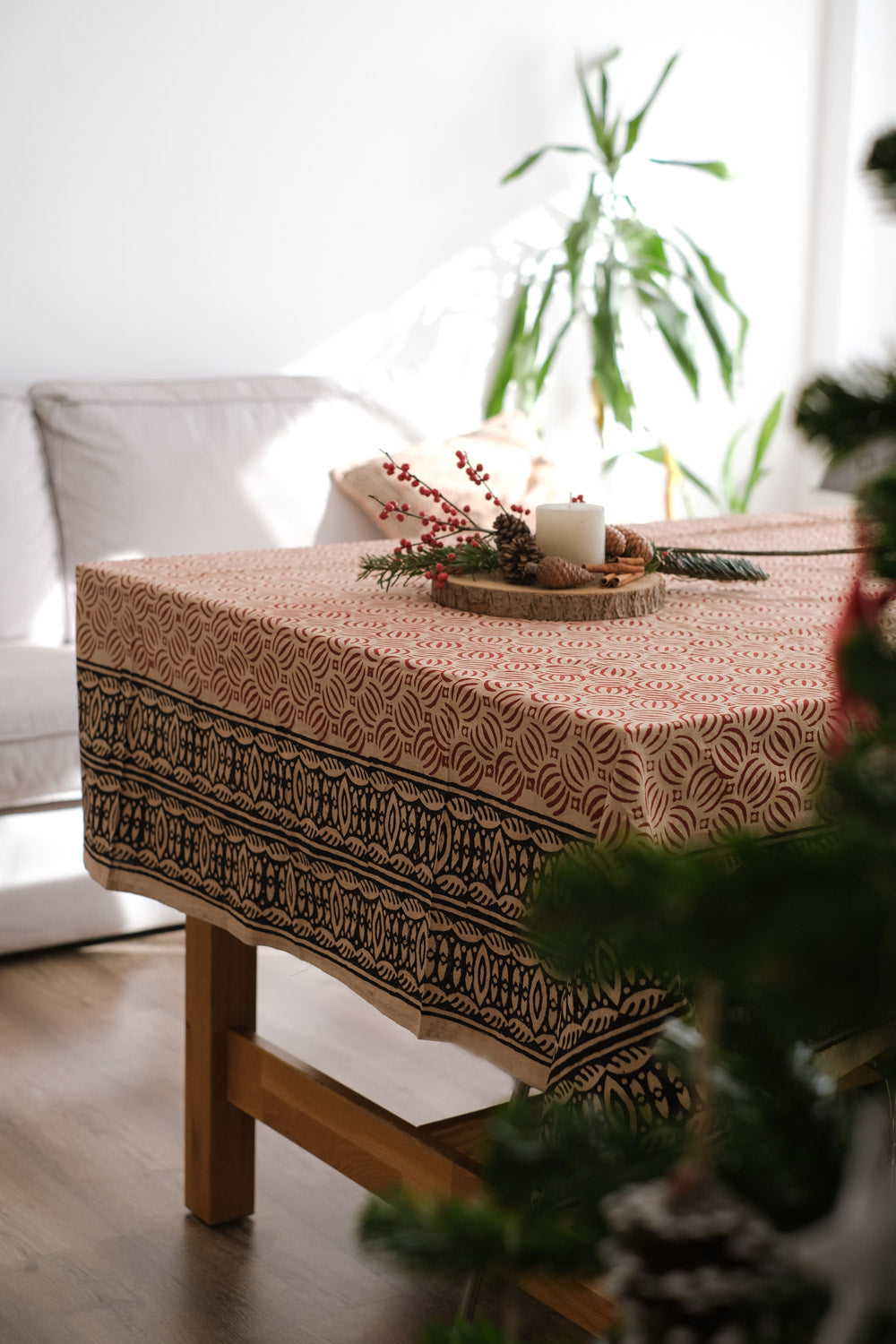 Mantel Meena Rojo