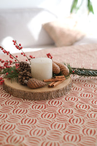 Mantel Meena Rojo