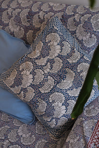 Cubresofá Daya azul y rojo