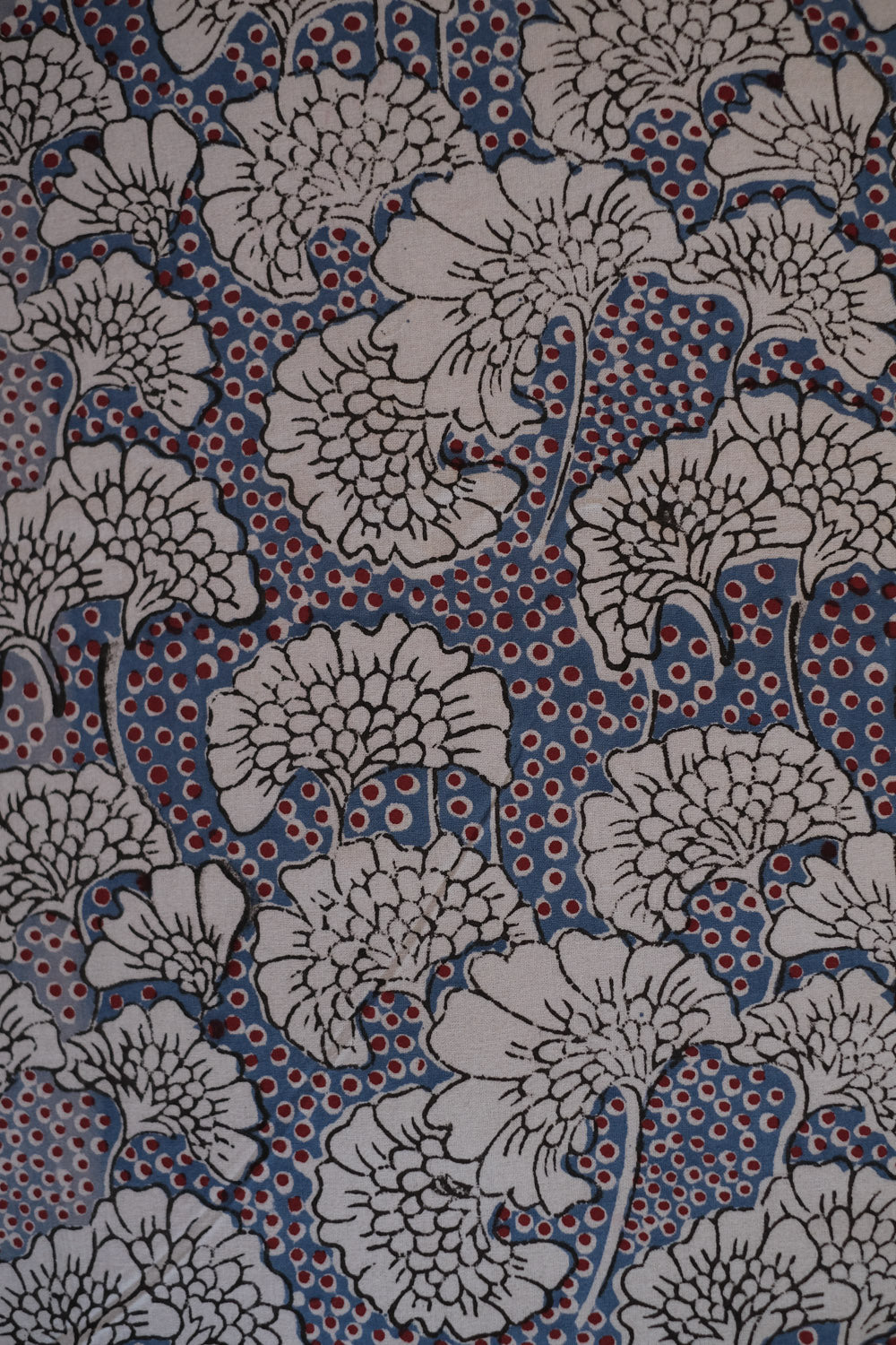 Cubresofá Daya azul y rojo