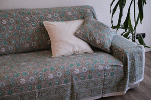 Cubresofá Marila verde