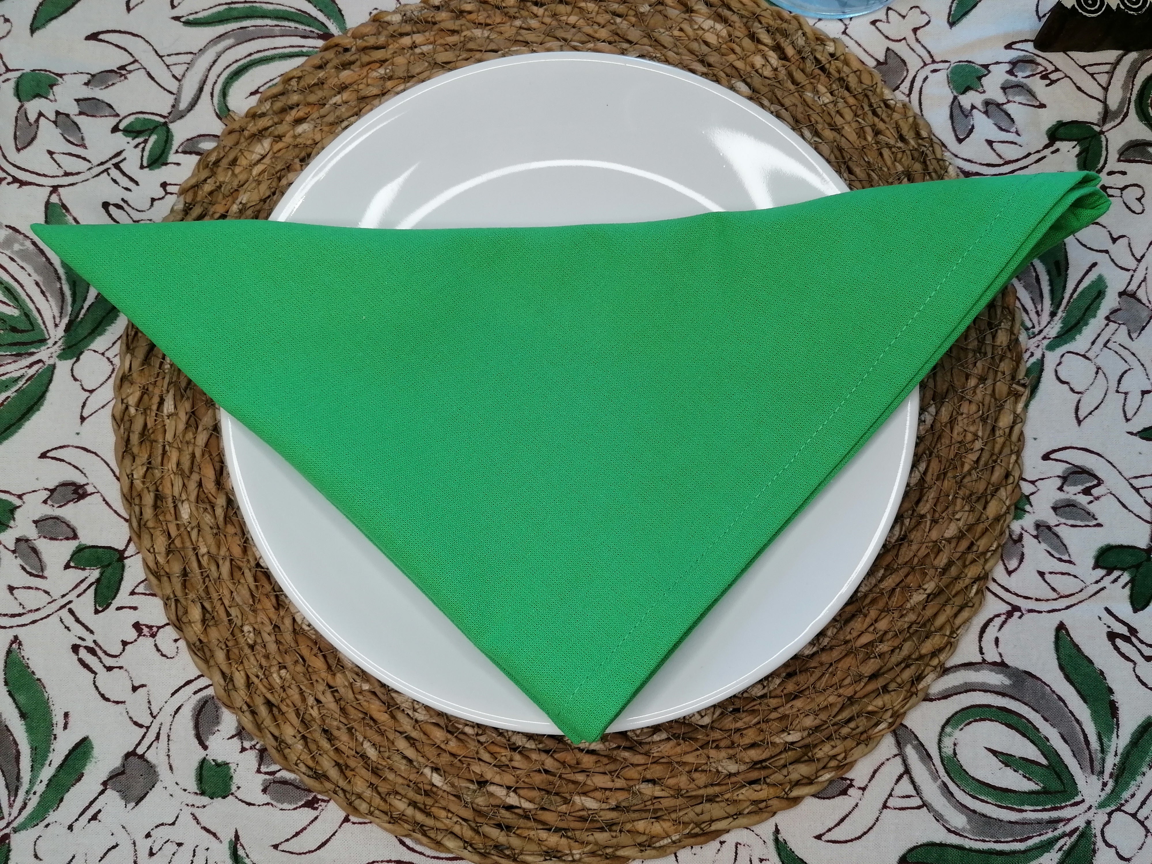 Servilleta  Uma verde