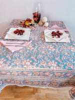 Charger l&#39;image dans la galerie, Mantel Kavita gris y rosa
