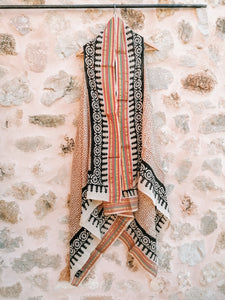 Vestido pareo Bhoora cuadros marrones