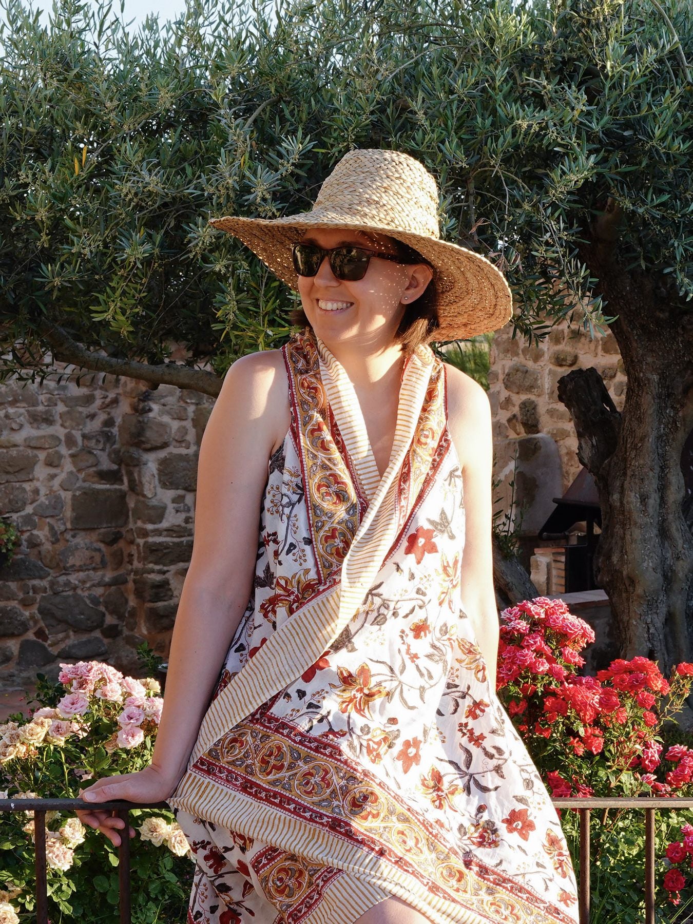 Vestido pareo Rani rojo