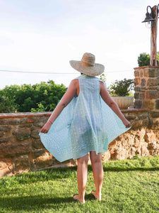 Vestido pareo Vanisha turquesa
