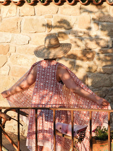Vestido pareo Vanisha rojo